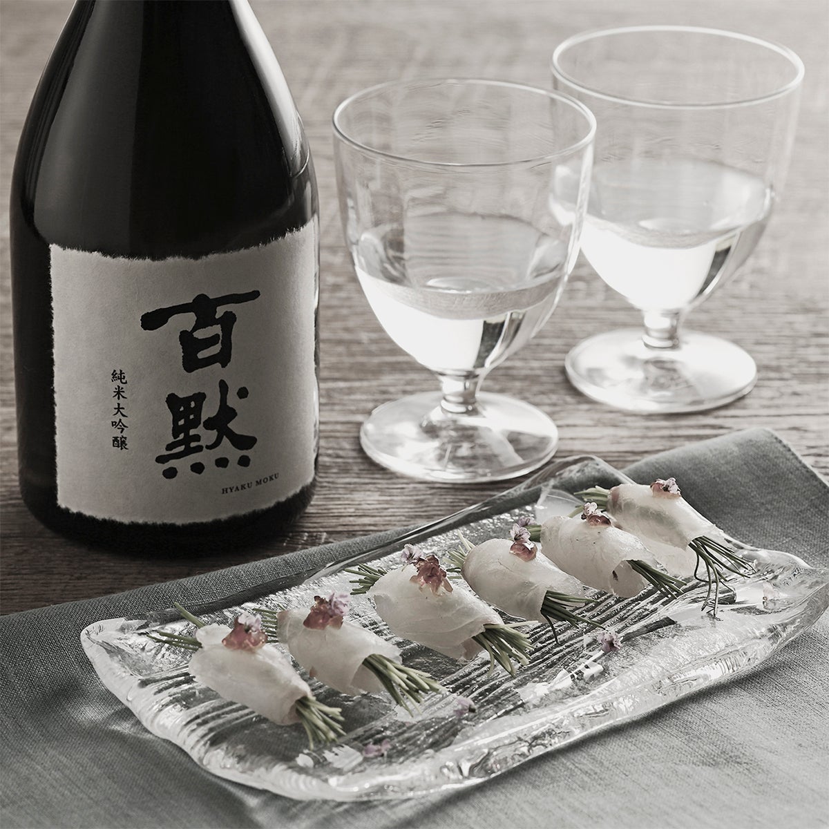 百黙 純米大吟醸 720mL」化粧箱入り | HYAKU MOKU ONLINE SHOP